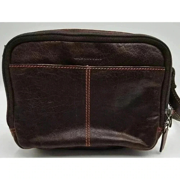 Jack George's Voyager Double Zippered Crossbody Bag - Picture 4 of 14